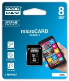 Karta GOODRAM micro SDHC 8GB+adapter