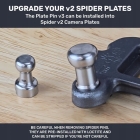 Pin stalowy SpiderPro v3 do płytki v3